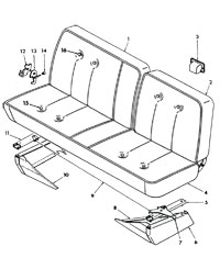 Front Seat 1/3-2/3 Folding