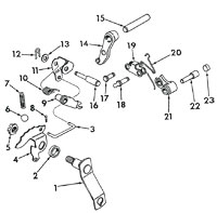 Trans COn Lever/Parking Pawl Linkage