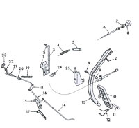 Accelerator, Throttle and Choke Control