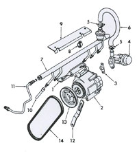 Emission Air Pump Mounting