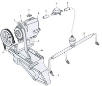 Emission Air Pump and Mounting