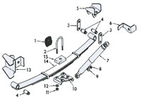 Rear Springs with Shock Absorbers